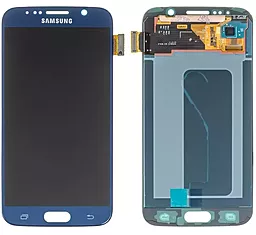 Дисплей Samsung Galaxy S6 G920 з тачскріном, original PRC, Black Sapphire