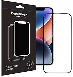 Защитное стекло BeCover для Apple iPhone 15 Pro Max Black (710594)