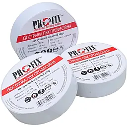 Изолента ProFix 0.13мм х 19мм х 20м белая - фото Изолента ProFix 0.13мм х 19мм х 20м белая