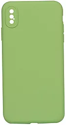 {"ru": "Чехол", "uk": "Чохол"} Epik Silicone Case Full Camera для Apple iPhone Xs Max Mint