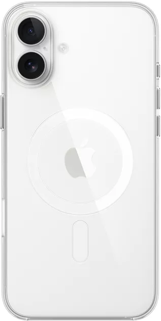 Чохол Silicone Case Clear with Magsafe для Apple iPhone 16 Plus - фото 1