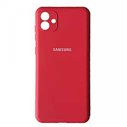 Чохол Epik Silicone Case Full для Samsung Galaxy A04 (A045) 2022 Red