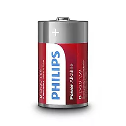 Батарейки Philips D / LR20 Power Alkaline 2шт (LR20P2B/10) 1.5 V - мініатюра 2