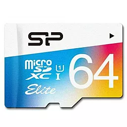 Карта пам'яті Silicon Power microSDXC 64GB Elite Class 10 UHS-I U1 (SP064GBSTXBU1V20) - фото Карта пам'яті Silicon Power microSDXC 64GB Elite Class 10 UHS-I U1 (SP064GBSTXBU1V20)