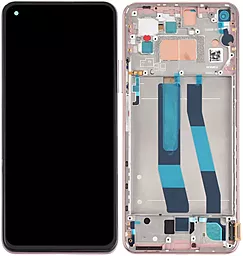 Дисплей Xiaomi 11 Lite 5G NE с тачскрином и рамкой, оригинал, Peach Pink - фото Дисплей Xiaomi 11 Lite 5G NE с тачскрином и рамкой, оригинал, Peach Pink