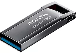 Флешка ADATA UR340 USB3.2 32GB Black (AROY-UR340-32GBK) - фото Флешка ADATA UR340 USB3.2 32GB Black (AROY-UR340-32GBK)
