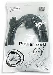 Кабель питания Cablexpert C5 Black (PC-186-ML12-3M) 3m - миниатюра 2 Кабель питания Cablexpert C5 Black (PC-186-ML12-3M) 3m - миниатюра 2
