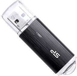 Флешка Silicon Power USB 2.0 32GB U02 (SP032GBUF2U02V1K) Black - миниатюра 2