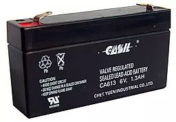 Аккумуляторная батарея Casil 6V 1.3Ah (CA613) - фото Аккумуляторная батарея Casil 6V 1.3Ah (CA613)