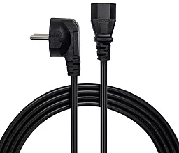 Кабель живлення CEE 7/7 - C13 3x1mm 1.8m black (VYPCC13181CU) Vinga - фото Кабель живлення CEE 7/7 - C13 3x1mm 1.8m black (VYPCC13181CU) Vinga