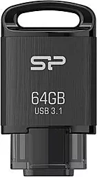 Флешка Silicon Power C10 USB TypeC 64GB (SP064GBUC3C10V1K) Black