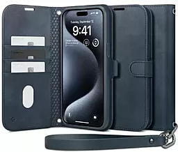Чохол Spigen Wallet S Pro для Apple iPhone 15 Pro Max Navy (ACS06606)