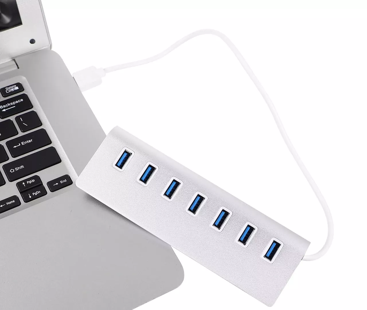USB хаб EasyLife 7-in-1 gray - фото 5