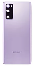 Задняя крышка корпуса Samsung Galaxy S20 FE G780 / Galaxy S20 FE 5G G781 со стеклом камеры Cloud Lavender