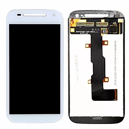 Дисплей Motorola Moto E2 (XT1505, XT1511, XT1524, XT1526, XT1527, XT1528) з тачскріном, White