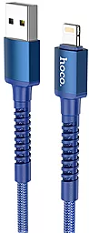 Кабель USB Hoco X71 Especial Сharging Data 2.4A Lightning Cable Blue