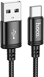 Кабель USB Hoco X91 15W 3A 3M USB - Type-C Cable Black