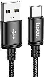 Кабель Hoco X91 USB-A - Type-C 15w 3a 3м cable Black - фото Кабель Hoco X91 USB-A - Type-C 15w 3a 3м cable Black