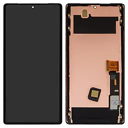 Дисплей Google Pixel 6 Pro с тачскрином и рамкой, (OLED), Black - фото Дисплей Google Pixel 6 Pro с тачскрином и рамкой, (OLED), Black