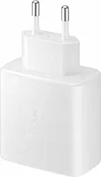 Сетевое зарядное устройство Samsung 45w PD USB-C home charger white (EP-TA845NWE) - фото Сетевое зарядное устройство Samsung 45w PD USB-C home charger white (EP-TA845NWE)