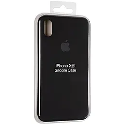 Чехол Silicone Case Full для Apple iPhone XR Black - миниатюра 3 Чехол Silicone Case Full для Apple iPhone XR Black - миниатюра 3
