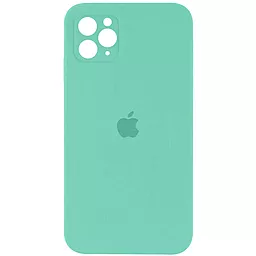 Чохол Silicone Case Full Camera Square для Apple IPhone 11 Pro Turquoise