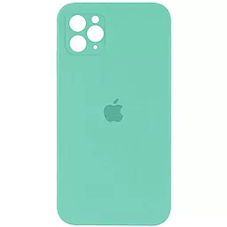 {"ru": "Чехол", "uk": "Чохол"} Silicone Case Full Camera Square для Apple iPhone 11 Pro Turquoise