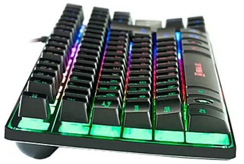 Клавіатура REAL-EL 8710 Gaming TKL Backlit Black - фото 3