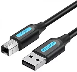 Шлейф (Кабель) Vention USB 2.0 AM/BM 0.5м чорний (COQBD) - фото Шлейф (Кабель) Vention USB 2.0 AM/BM 0.5м чорний (COQBD)