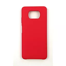 Чехол Silicone Case Jelly для Xiaomi Poco X3 Red