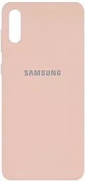 Чехол Epik Silicone Cover Full Protective (AA) Samsung A022 Galaxy A02 Pudra