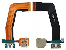 Нижний шлейф Samsung Galaxy Tab S 10.5 T800 / T805 с разъемом зарядки и карты памяти Original - фото Нижний шлейф Samsung Galaxy Tab S 10.5 T800 / T805 с разъемом зарядки и карты памяти Original