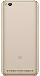 Задня кришка корпусу Xiaomi Redmi 5A зі склом камери Original Gold - фото Задня кришка корпусу Xiaomi Redmi 5A зі склом камери Original Gold
