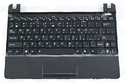 Клавіатура для ноутбуку Asus EeePC 1011 1015 1016 1018 Keyboard / Touchpad / передня панель  чорна