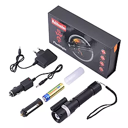 Ліхтарик акумуляторний Small Sun ZY-R896 XPE + лазер (1x18650, 3xAAA) - мініатюра 2