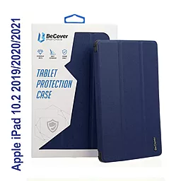 Чехол для планшета BeCover Tri Fold Hard для Apple iPad 10.2 2019/2020/2021 Deep Blue (706865) - фото Чехол для планшета BeCover Tri Fold Hard для Apple iPad 10.2 2019/2020/2021 Deep Blue (706865)