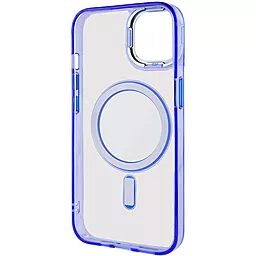 Чехол Epik Iris with MagSafe для Apple iPhone 14 Blue - миниатюра 4 Чехол Epik Iris with MagSafe для Apple iPhone 14 Blue - миниатюра 4