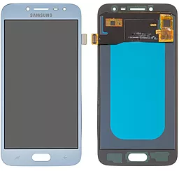Дисплей Samsung Galaxy J2 J250 2018 с тачскрином, (OLED), Blue