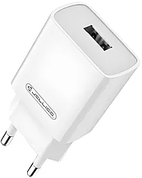 Мережевий зарядний пристрій Jellico A52 18W 3A QC3.0 USB-A white