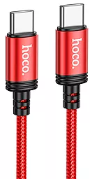 Кабель Hoco X89 Wind USB Type-C - Type-C 60w 3a 1м PD cable Red - фото Кабель Hoco X89 Wind USB Type-C - Type-C 60w 3a 1м PD cable Red