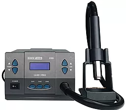 Паяльна станція одноканальна, термоповітряна, термофен Quick 881D (фен 1300Вт)