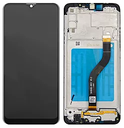 Дисплей Samsung Galaxy A20s A207 з тачскріном і рамкою, (TFT) Black