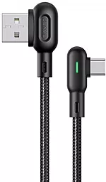 Кабель Usams U57 Dual Right-Angle USB-A - Type-C 10w 1.2м cable Black - фото Кабель Usams U57 Dual Right-Angle USB-A - Type-C 10w 1.2м cable Black