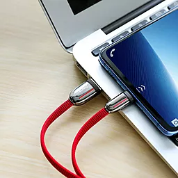 Кабель Hoco U74 Grand USB-A - Type-C 15w 3a 1.2м cable Red - мініатюра 4 Кабель Hoco U74 Grand USB-A - Type-C 15w 3a 1.2м cable Red - мініатюра 4