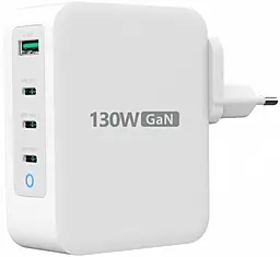 Сетевое зарядное устройство J5create 100w GaN PD 3xUSB-C/USB-A ports charger white (JUP43130E-EN) - фото Сетевое зарядное устройство J5create 100w GaN PD 3xUSB-C/USB-A ports charger white (JUP43130E-EN)