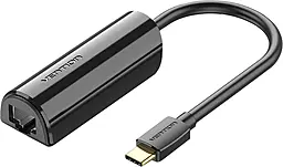 Мережева карта Vention USB Type-C - RJ45 1000Mbps 0.15м чорний (CFBBB) - фото Мережева карта Vention USB Type-C - RJ45 1000Mbps 0.15м чорний (CFBBB)