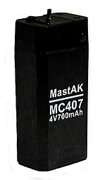 Аккумуляторная батарея MastAK 4V 0.7Ah (MC407)