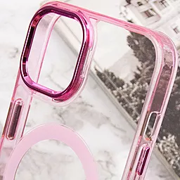 Чехол Epik Iris with MagSafe для Apple iPhone 14 Pink - миниатюра 7 Чехол Epik Iris with MagSafe для Apple iPhone 14 Pink - миниатюра 7