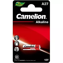 Батарейки Camelion A27 / LR27 Alkaline (A27-BP1) 1шт 12 V - фото Батарейки Camelion A27 / LR27 Alkaline (A27-BP1) 1шт 12 V