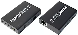 Видео удлиннитель Atcom HDMI - Ethernet до 120м Black (14157)